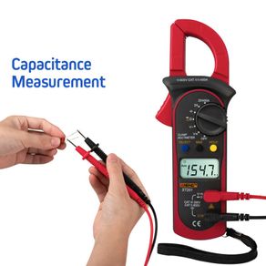 Clamp Multimeter Digital On Meter DC AC Voltmeter Auto Range Ohm Volt Amp Tester