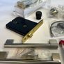 A selection of Door stoppers, Door Lock, Window restrictor and other items. Image 8