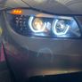 BMW 3 series Blue Halo LED Headlights Pair Image 4
