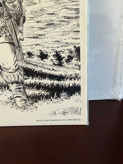 Larry Elmore - Silver Steel. Portfolio. 1990's.