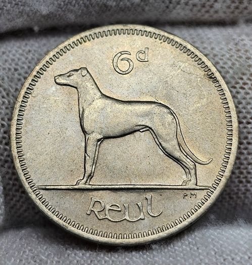 Ireland 1968 6d Sixpence Superb Gem Uncirculated!