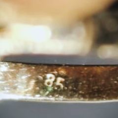 beautiful Flower Emerald Diamond Ring women's diamond ring with 85 hallmark, 2.5 g weight acid tested by jeweler 14 carat retail price 600-800 EU quick selling postage available