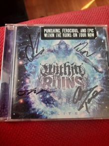 Within The Ruins - Elite - CD - 2013 U.S Release (fully Autographed)