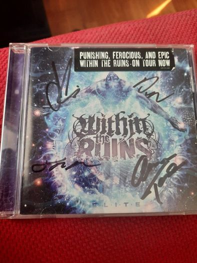 Within The Ruins - Elite - CD - 2013 U.S Release (fully Autographed)