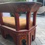 Hand painted  20 century Moroccan bench Image 6