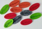 Custom Back to School Personalised Unique Luggage Felt Tag Bespoke Travel