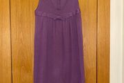 Purple pinafore dress