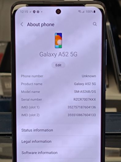 Samsung Galaxy A52 5G Dual SIM Unlocked Android Smartphone 128GB 6GB 64MP