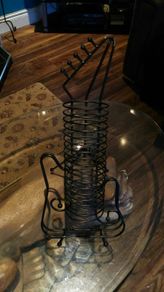 Black guitar cd holder