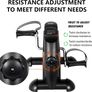 Mini Exercise Bike Pedal Sit Down Under Desk Bike, Pedal Exerciser Non-Slip Mat Image 3