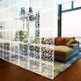 Hanging Room Divider,10 Pieces Wood-Plastic 5mm Thick Screen Panel for Living Room and Beding Room MULTIPLE DESIGNS AVAILABLE, SEE PHOTOS (FREE POSTAGE) Image 4