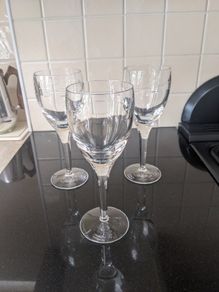 John Rocha Geo White Wine Glasses.