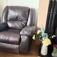 sofa and picture