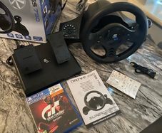 SuperDrive GS750 Racing Wheel + Pedals + Gear Shifter + Gran Turismo Sport