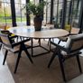 DK3 Jewel dining table with leaf extension OAK solid wood Image 2