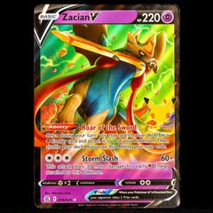Zacian V 016/025 Half Art Ultra Holo Rare Celebrations 25th Anniversary Pokemon Card