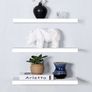3 Pack Floating Shelves,Wall Mounted Shelf with Invisible Brackets,Wall Decor Display Shelves Storage Unit Image 5