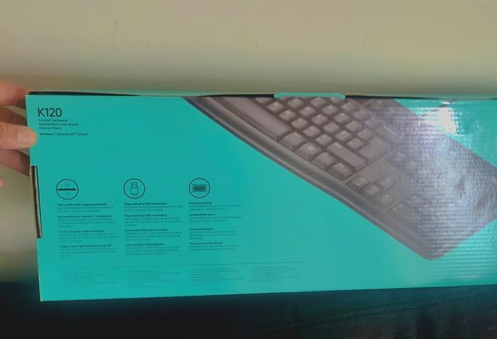 QUICK SALE (Brand New): Logitech K120 USB Corded Keyboard - Collection D13