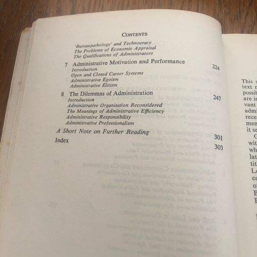 Administrative Theories and Politics -Peter Self