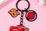 Disney Pixar Cars Lightning McQueen Keychain Kawaii Cartoon Figure Cosplay Bag Backpack Pendant Show The Love for The Cars IP Gift
