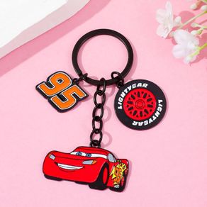 Disney Pixar Cars Lightning McQueen Keychain Kawaii Cartoon Figure Cosplay Bag Backpack Pendant Show The Love for The Cars IP Gift
