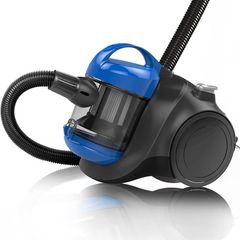 Powerful Cylinder Vacuum Cleaner, Compact and Lightweight, Bagless Vacuum for Pet Hair and Carpet, HEPA12 Filter, 700W, 1.5L - Tidy 33YWT (Blue)