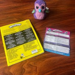 Hatchimals Glittering Garden Sparkly Penguala Interactive Toy and Instructions