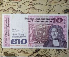 10 Pound B Series 13/10/81 Irish Note
