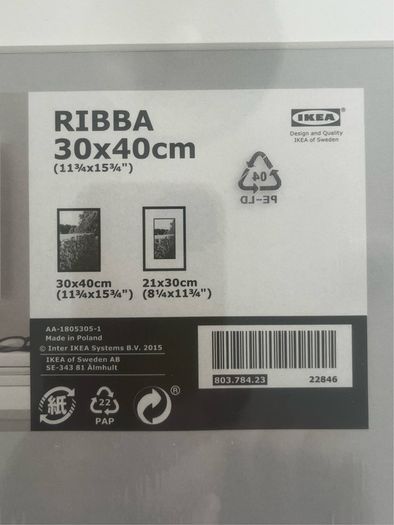 Ikea Ribba Frame