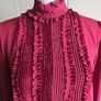 zara deep red blouse uk 10 Image 2