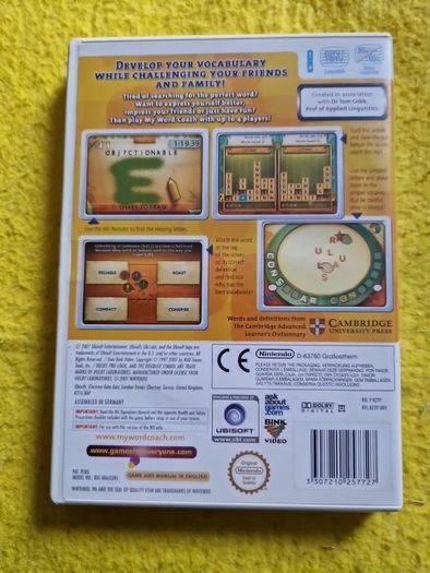 My Word Coach Nintendo Wii Games Original