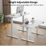 120 x 60 cm Standing Desk, Electric Height Adjusta Image 8