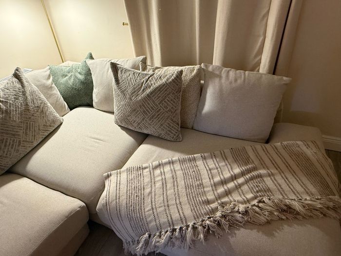 dfs L shape sofa