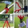 Phone/Camera Octopus Tripod Stand Red Image 4