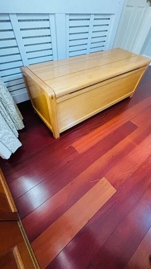 Habitat Rafius solid Oak blanket box/chest