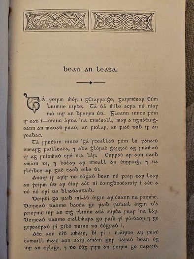An Buaiceas. By Padraig O Seagda. Rare 1907 First Edition Hardback.  See Photos For Same.