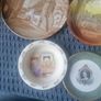 beautiful 5 antique 2 bowls 2 plates one butter plates 8 antique spoons Image 8