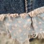 Vintage Cabbages and Roses Denim Jacket Image 7