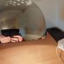 Polished Chrome Curved Office/Study Lamp Image 5