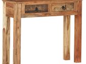 Console Table 90.5x30x75cm Solid Acacia Wood and Reclaimed Wood