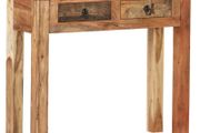 Console Table 90.5x30x75cm Solid Acacia Wood and Reclaimed Wood