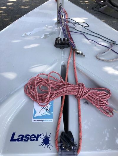 Laser sailing boat for sale