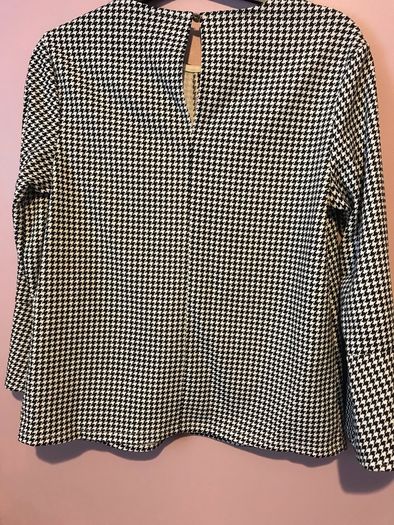 H&M houndstooth top