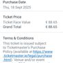 Less than face value...2 x Lewis Capaldi Tickets Image 2