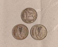 Irish Half Crown (75% Silver)