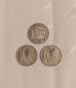 Irish Half Crown (75% Silver)