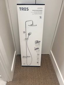 New TRES Aspen Thermostatic Rainfall Shower System
