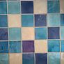Fired Earth wall tiles - blue, turquoise, cream, white Image 9