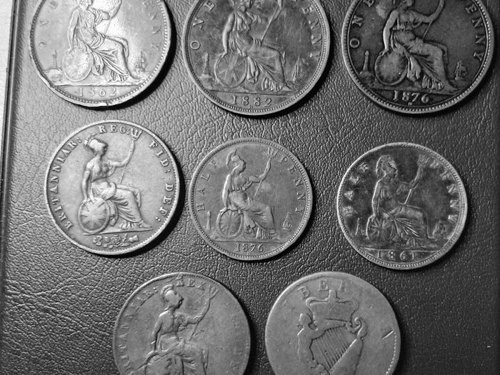 Victoria Penny & Half Penny Job Lot