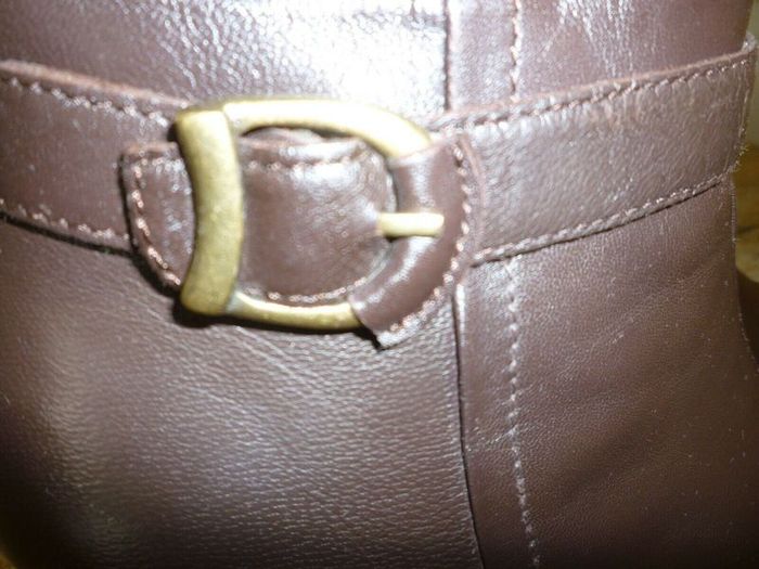 Brown ankle boots Leather Wallis Size Uk 6 Eu 39 Great Used Condition